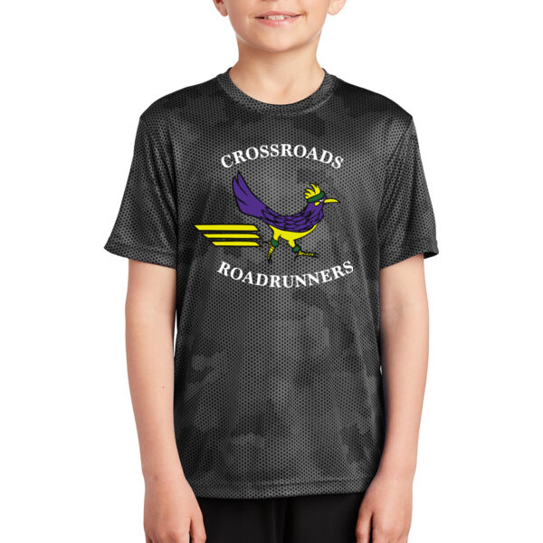 Sport-Tek® Youth CamoHex Tee - Printed Logo Thumbnail